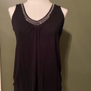 Transitional black top or layering piece